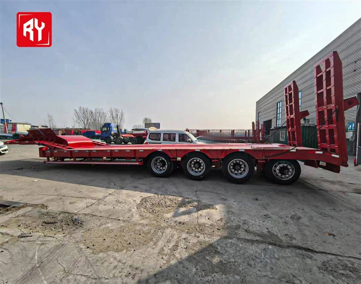 Low Bed Lowboy Equipment Truck Trailer best