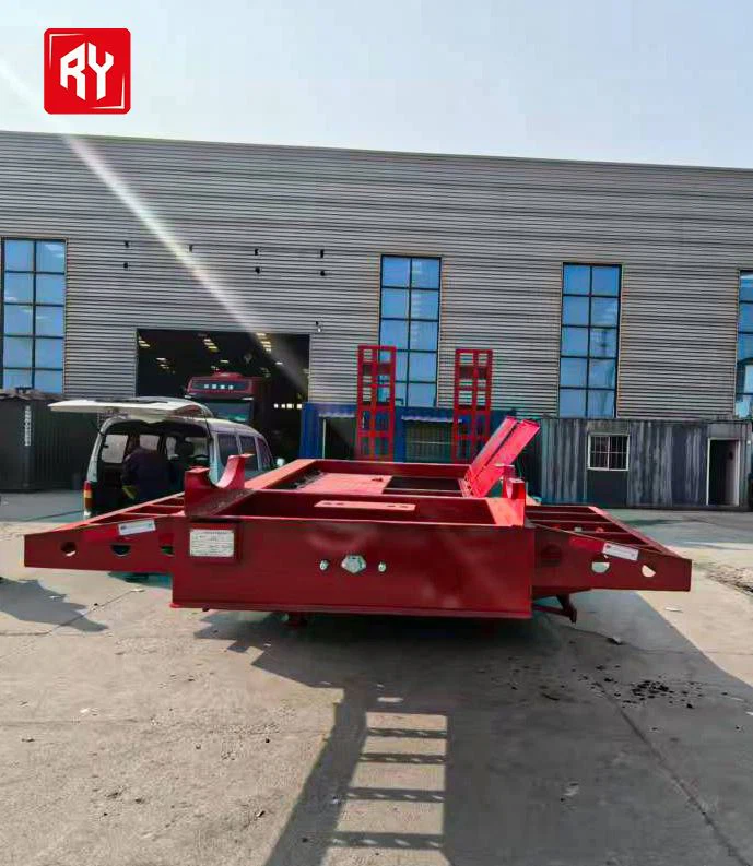 Low Bed Lowboy Equipment Truck Trailer price