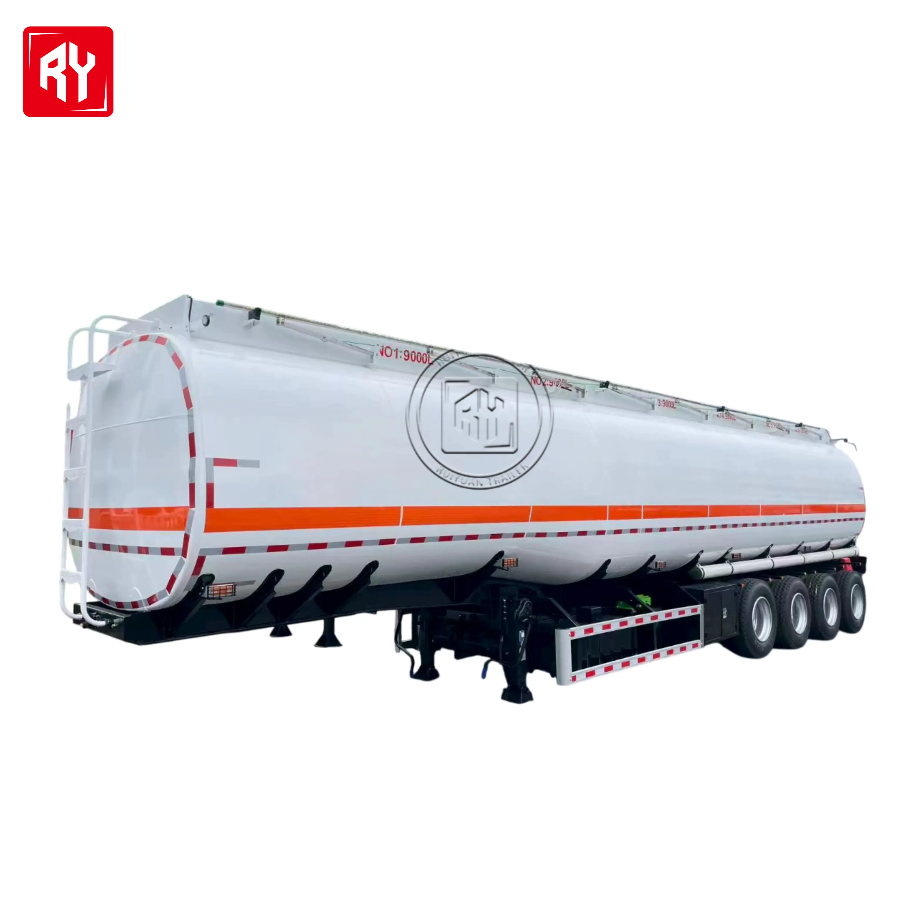 40000liters 3 Tank Tanciau Tanker Olew echel Lledyn Tanc